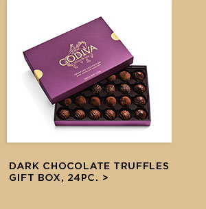 Dark Chocolate Truffles Gift Box, 24pc.