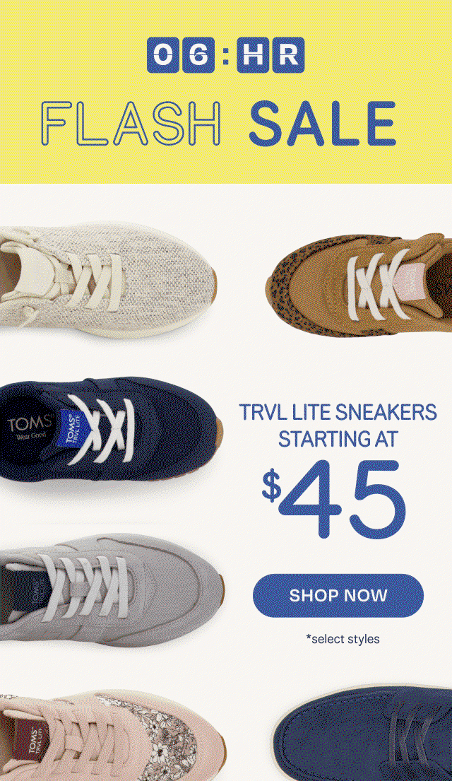 TRVL LITE Sneakers Starting at $45