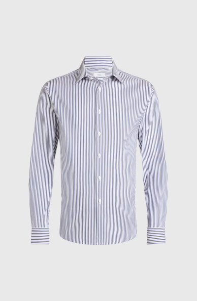 Calvin Long Sleeve Slim Stripe Shirt