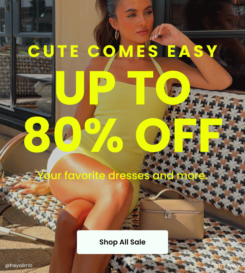 Cute Comes Easy. Up to 80 percent off. Your favorite dresses and more. Shop All Sale. Terms and conditions apply.