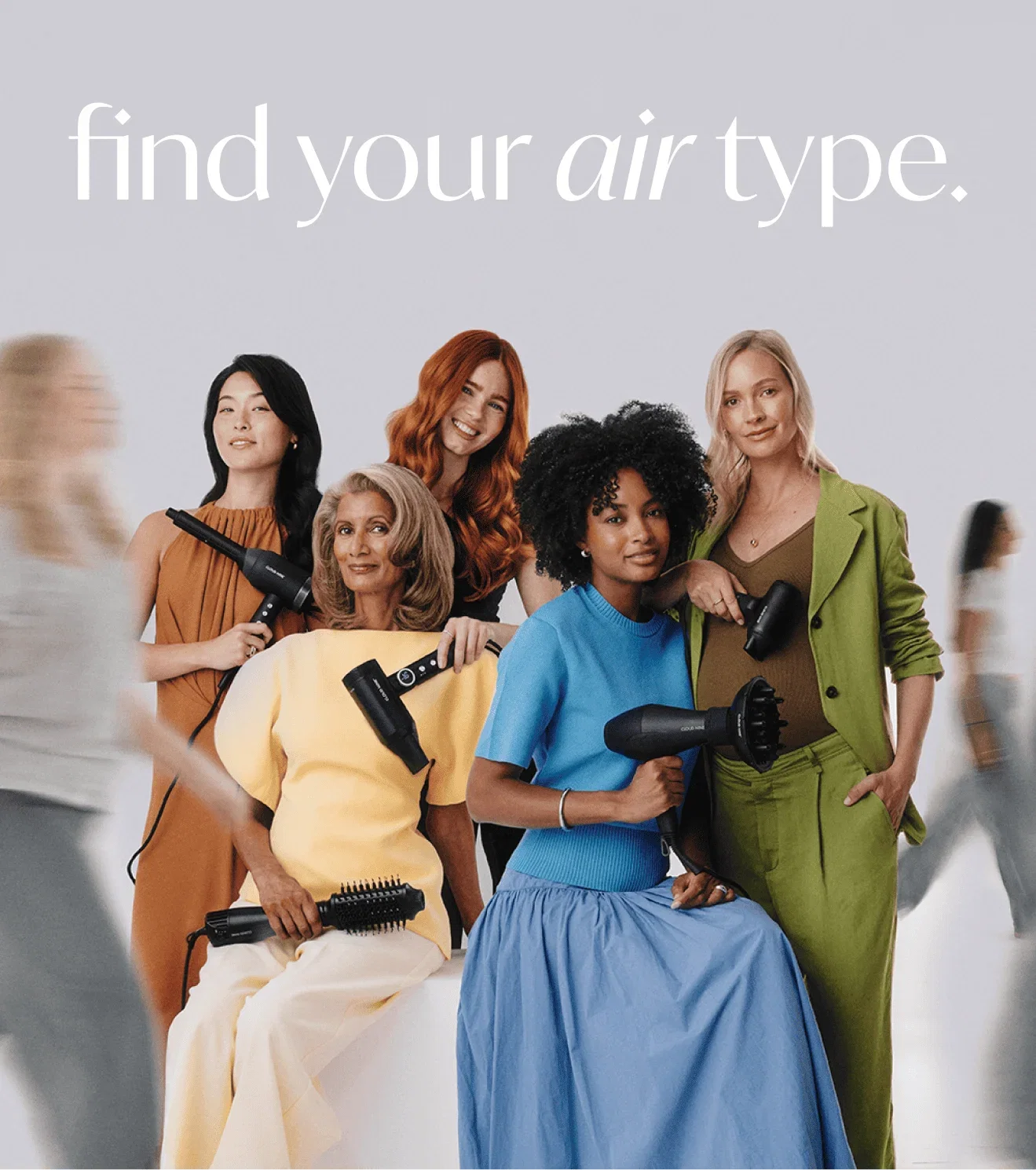 'find your air type' header image