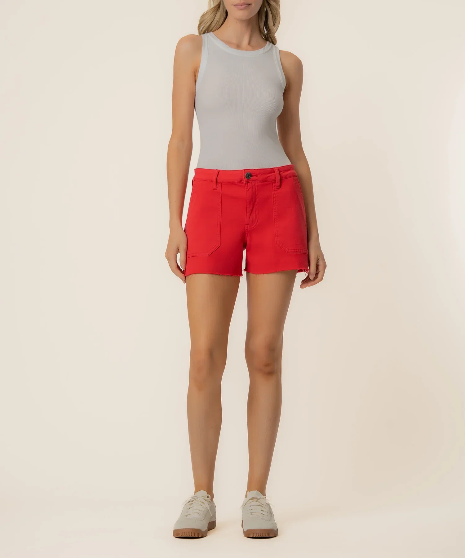 Image of Jane High Rise Short in Tomato
