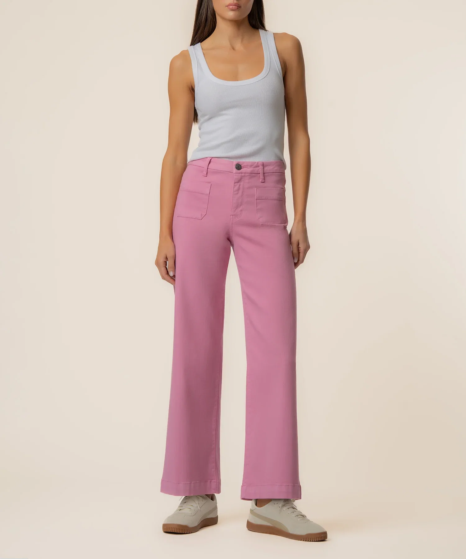 Image of Meg High Rise Wide Leg in Cupcake