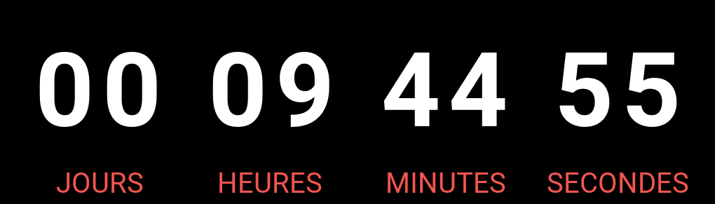Compte à rebours jusqu'à 07:00