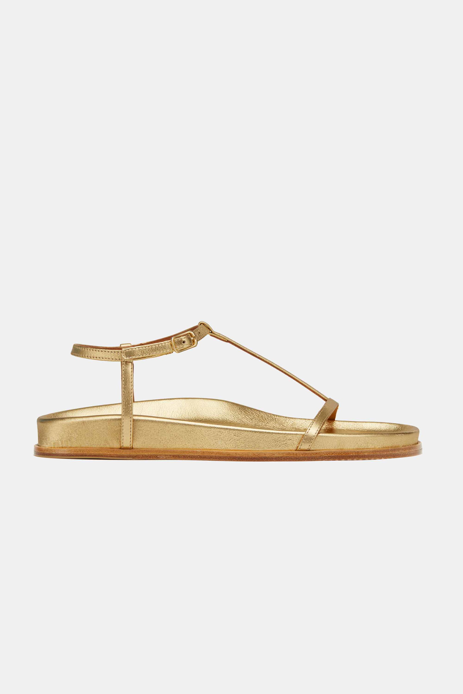 Image of Aya in Washed Gold Nappa — FINAL SALE
