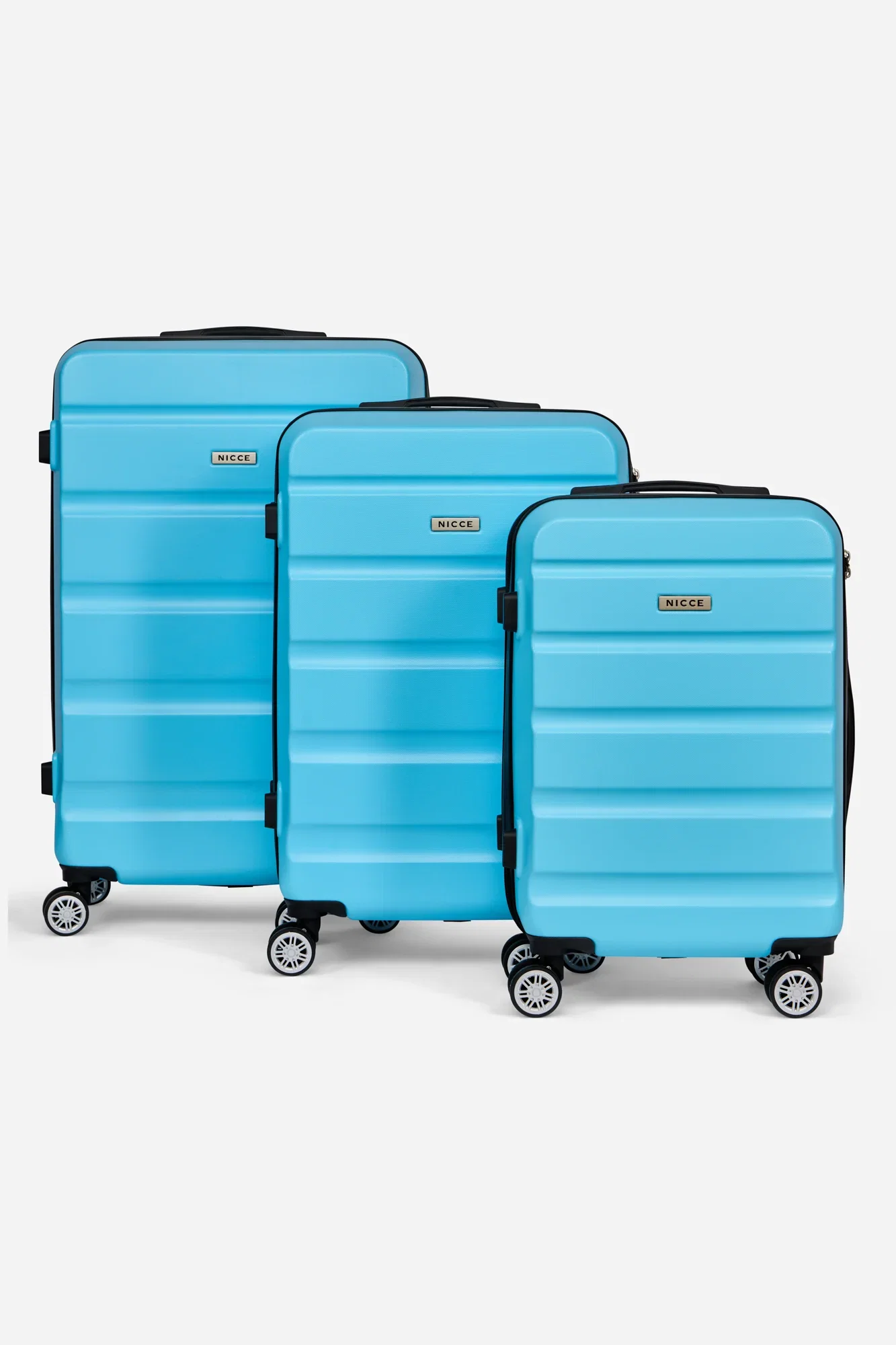 Image of NICCE 3 Pack Lagos Suitcase | Blue