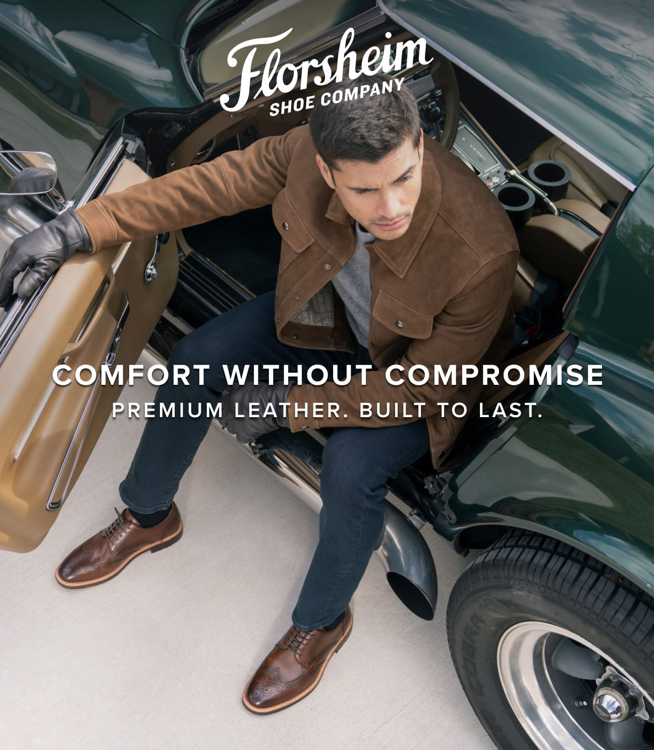 Comfort without compromise. Premium leather. Built to last.