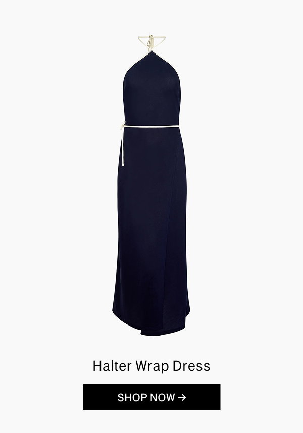 Halter Wrap Dress