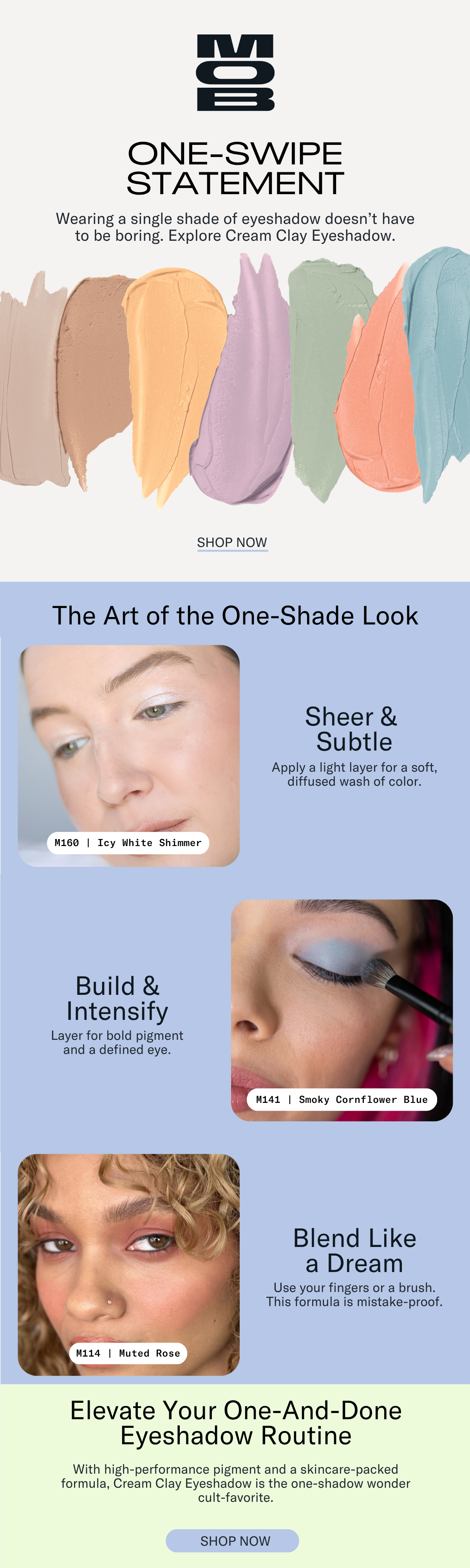 MOB Cream Clay Eyeshadow