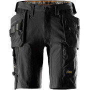 Snickers 6118 AllroundWork 4-Way Stretch Shorts with Holster Pockets - Black
