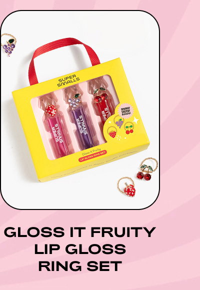 Gloss It Fruity Lip Gloss Ring Set