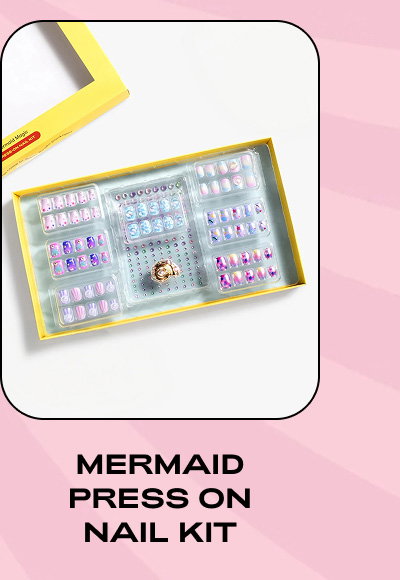 Mermaid Press On Nail Kit