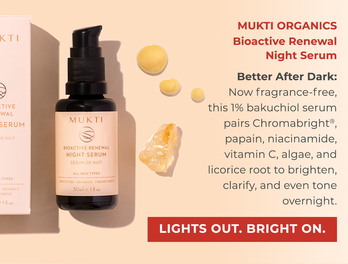 Mukti OrganicsBioactive Renewal Night Serum 