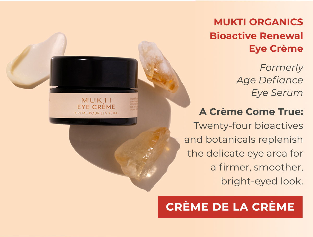 Mukti OrganicsBioactive Renewal Eye Crème | Formerly Age Defiance Eye Serum