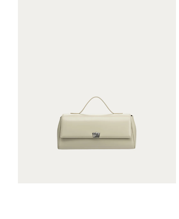 Shell Clutch Linen Gloss