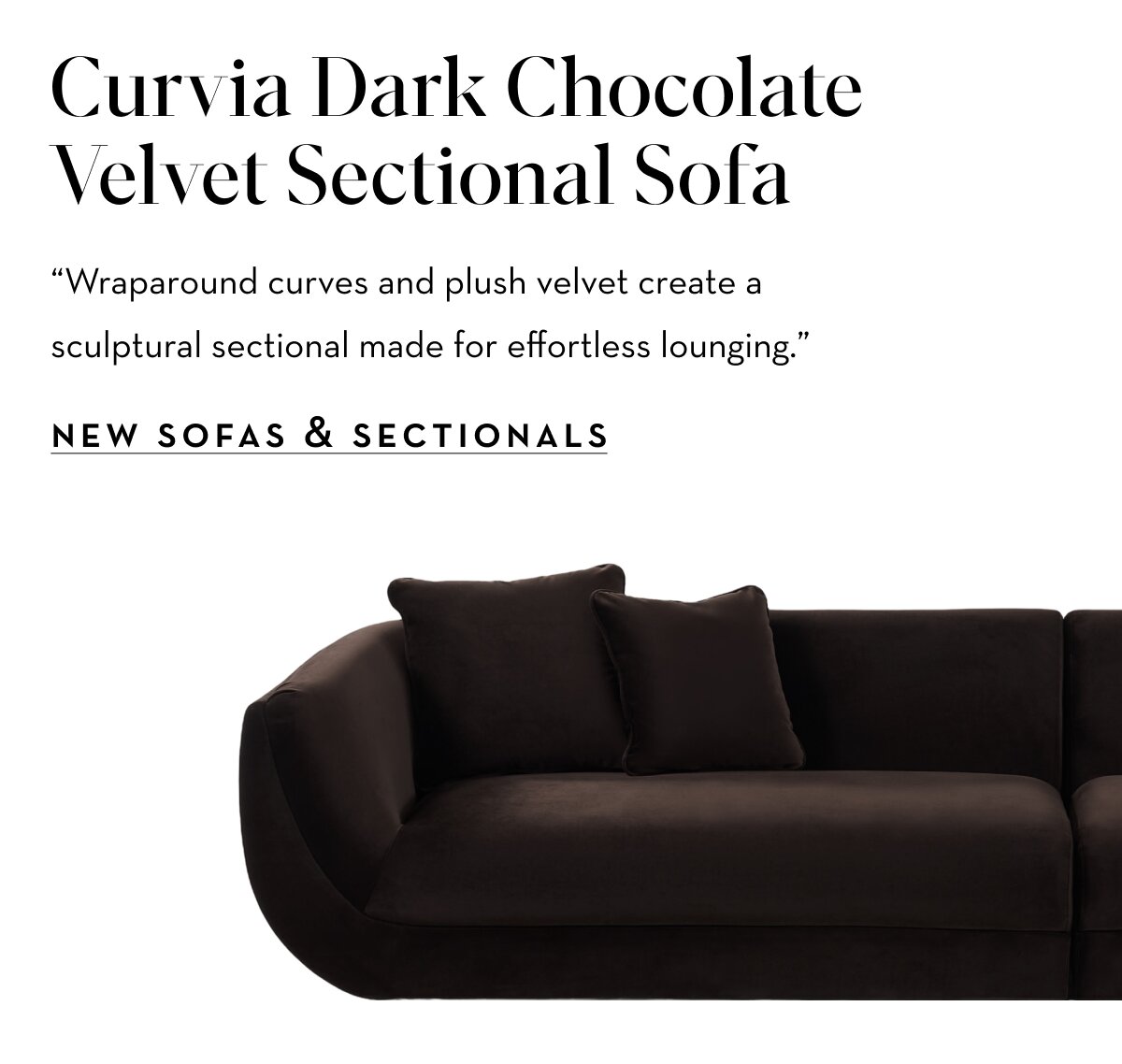 New Sofas & Sectionals