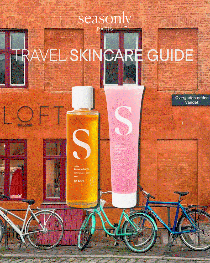 Seasonly, Travel Skincare Guide 