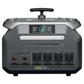 IEETek P3200 Portable Power Station, 2048Wh LiFePO4 Battery, 3200W Pure Sine Wave Output, 6400W Surge Power, 1.5H Fast Charging, 1000W Solar Input, <10ms EPS Backup, 4000+ Cycle Life, WiFi & Bluetooth App Control