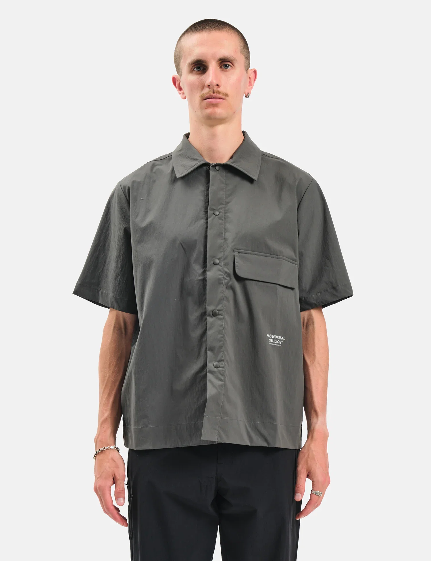 Image of Pas Normal Studios Tech Shirt Grey