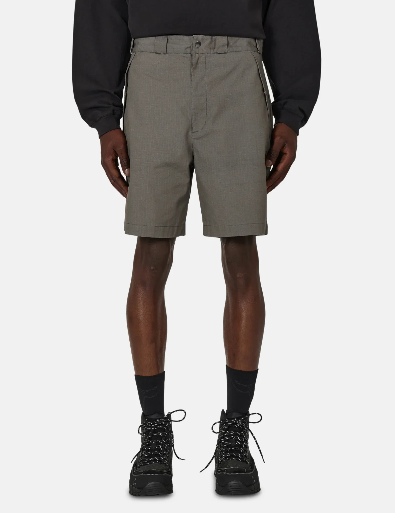 Image of ROA Hibi Chino Shorts - Grey