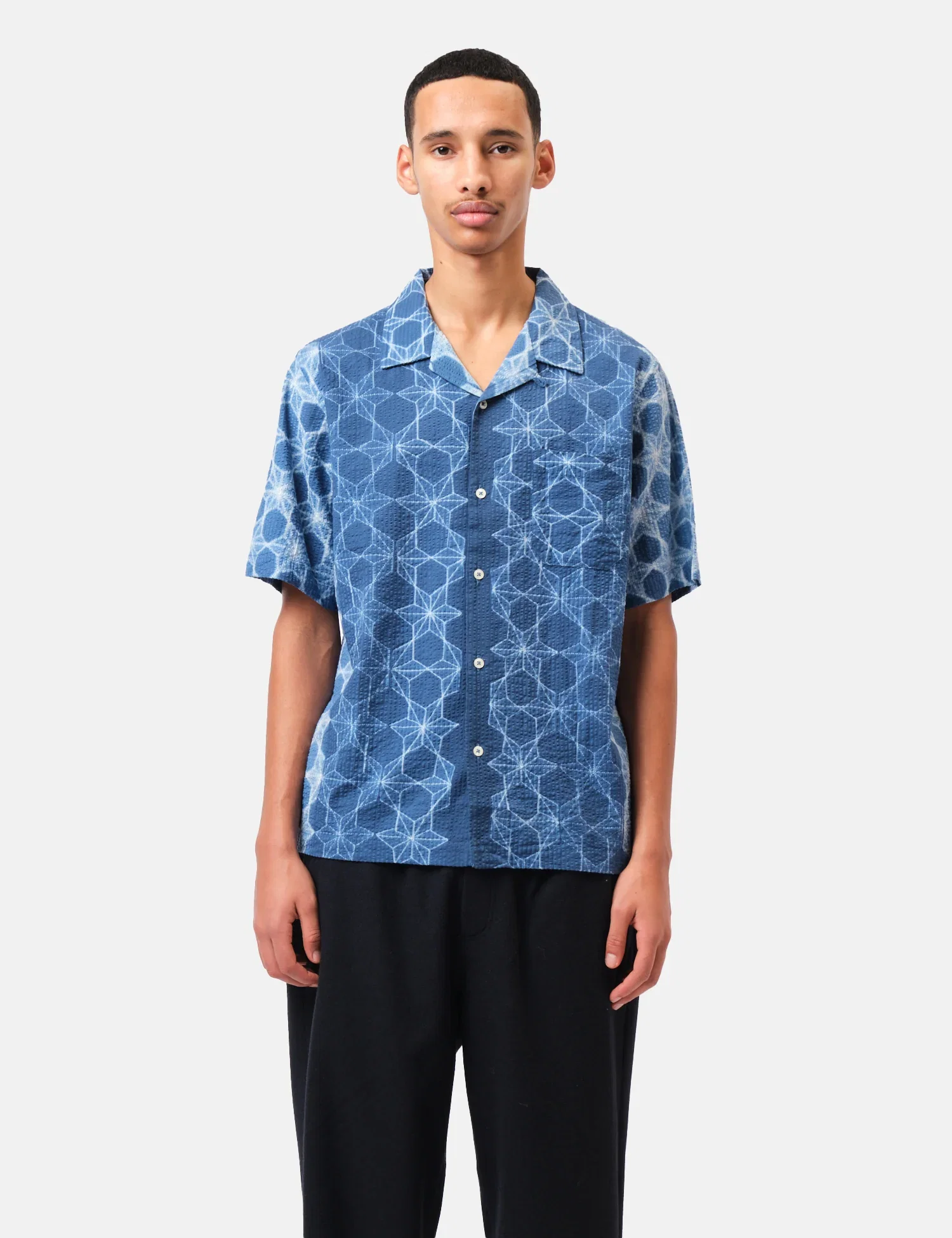 Image of Universal Works Road Shirt Indigo