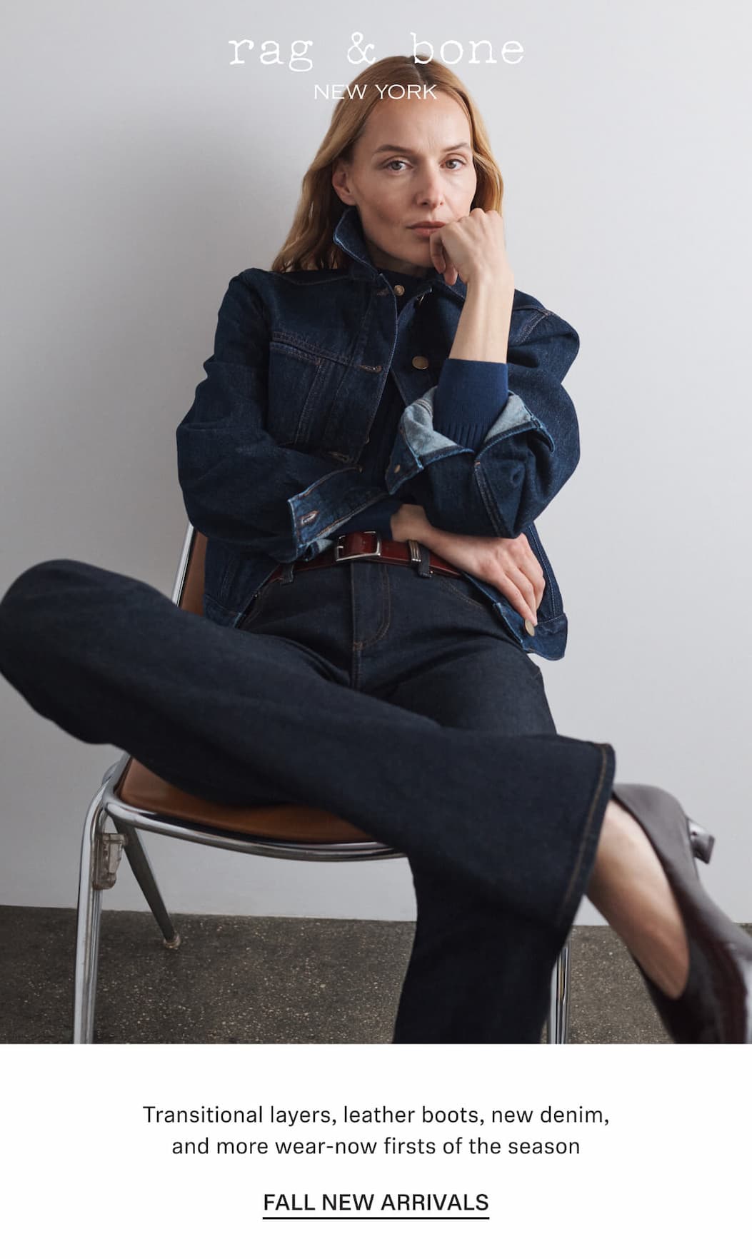 Transitional layers, leather boots, new denim, and more wear-now firsts of the season