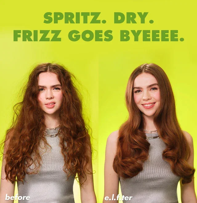 spritz. dry. frizz goes byeeee. 