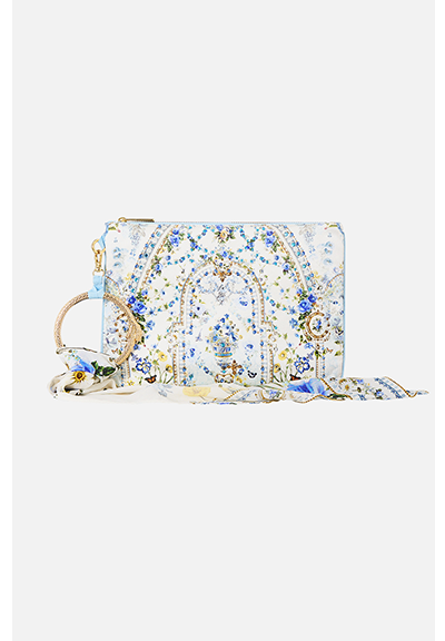 RING SCARF CLUTCH | DANDELION SKIES