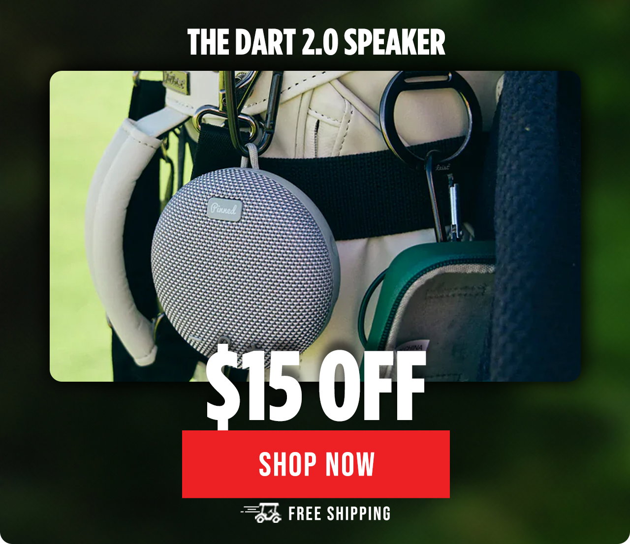 Pinned Golf The Dart 2.0 Speaker | $15 OFF