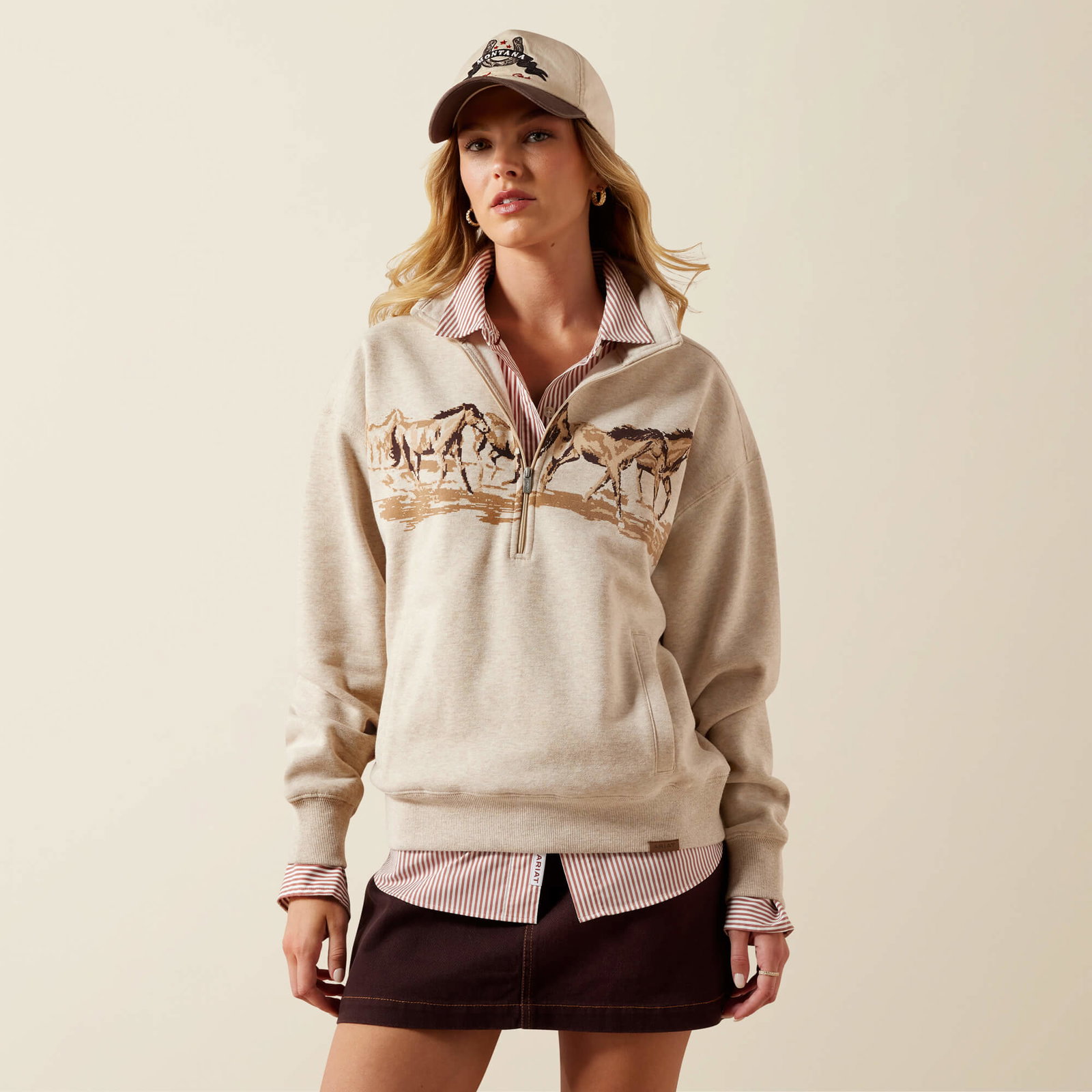 Women’s Running Wild 1/2 Zip Sweatshirt