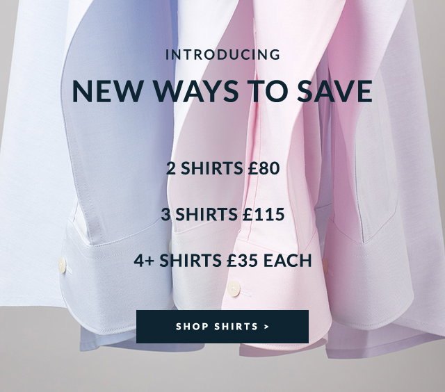 Shop men's shirts with a new multibuy bundle