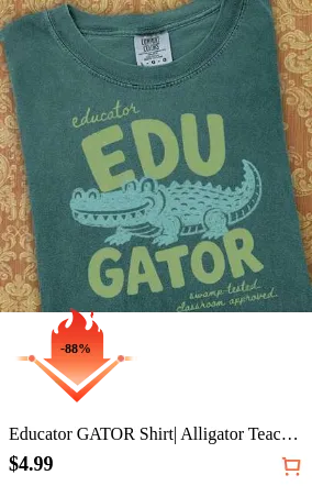 Educator GATOR Shirt| Alligator Teacher Tee| Back To School Teacher Shirt|  Tee