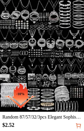 Random 87/57/32/3pcs Elegant Sophisticated Casual Minimalist Style Floral Heart Cross Star Moon Bow Rose Multi-Element Necklace Bracelet Ring Earrings Jewelry Set For Women, Vacation Party Date Banquet Travel Photo Daily Matching New Versatile Combination Gift For Mother Sister Friend Holiday Mother's Day Gift