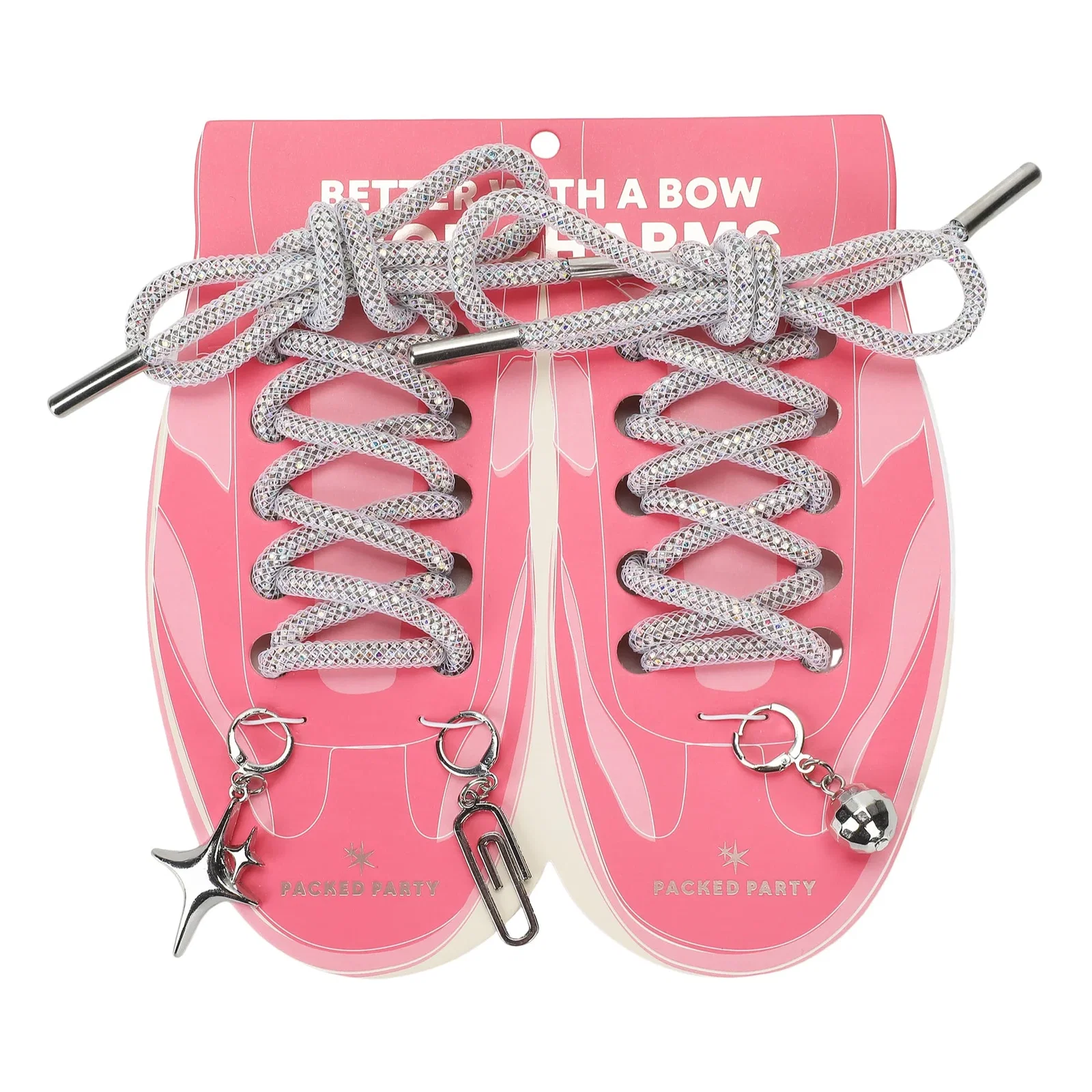 Image of Rhinestone Shoe Laces & Charms
