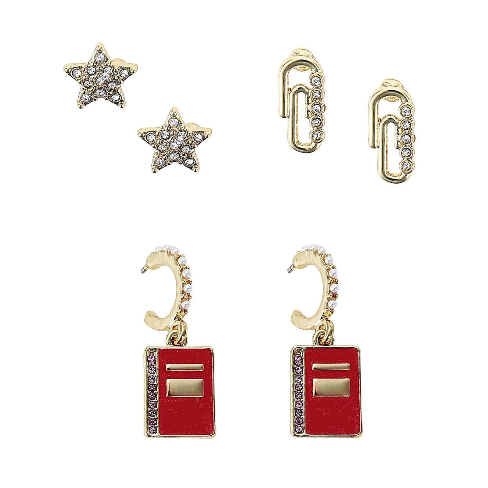 Image of Back to School Icon Earring Set (3 Pack)