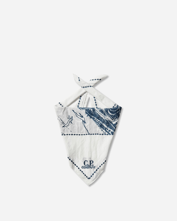 Woven Musli Scarf Gauze White