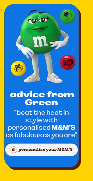 PERSONALISE YOUR M&M'S