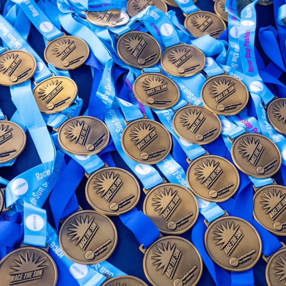 Race the Sun medals - one could be yours in 2027!