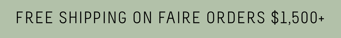 Free Shipping For Bulk Orders Over $1,500