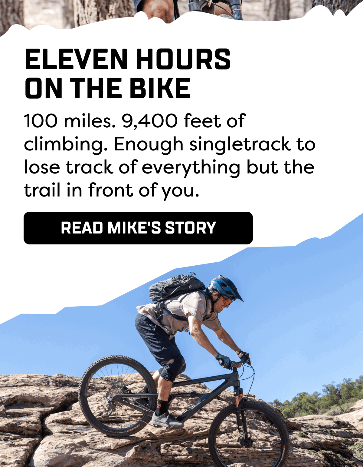 100 miles. 9,400 feet of climbing. Enough singletrack to lose track of everything but the trail in front of you.