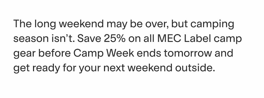 Camp deals