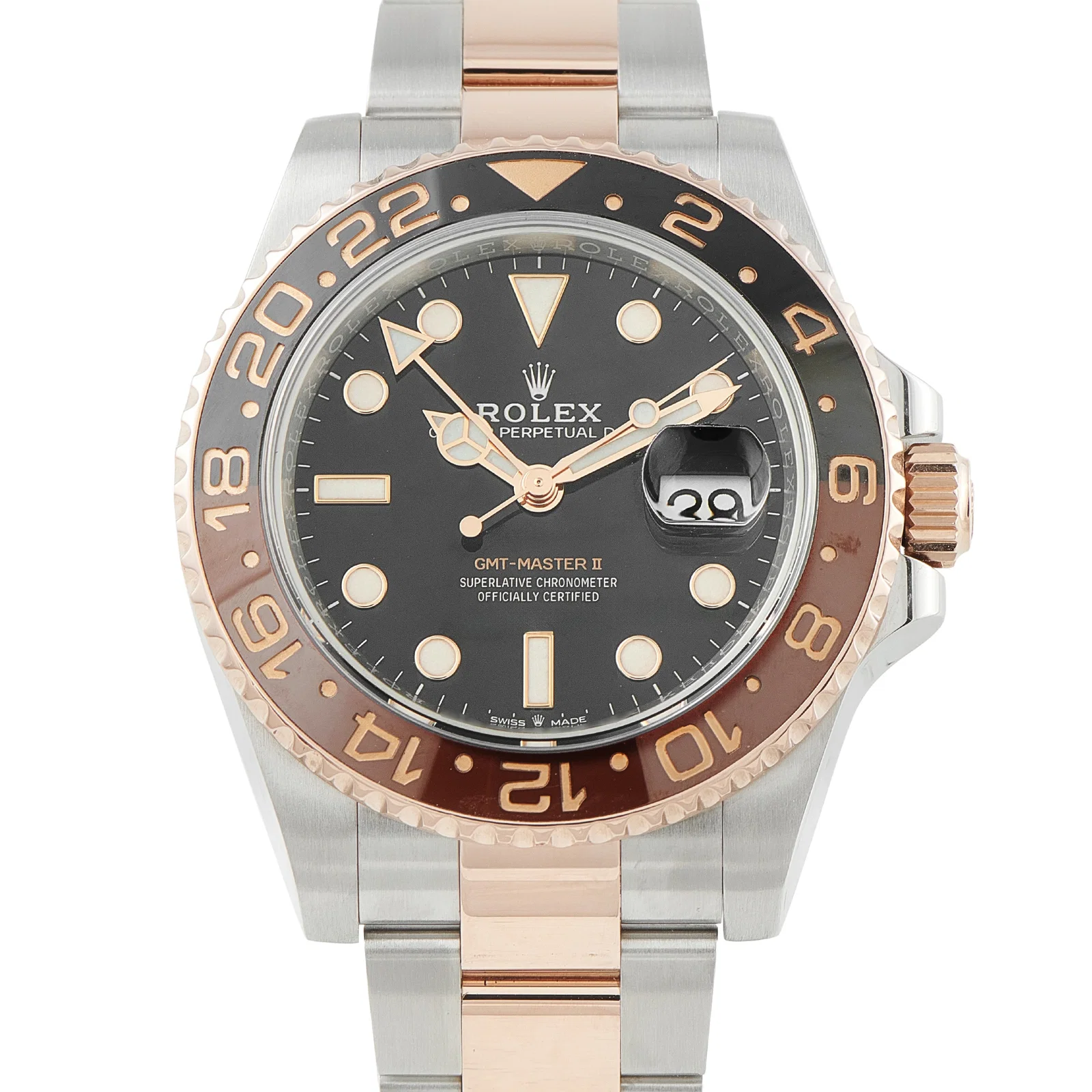 Rolex GMT-Master II Oystersteel and 18K Everose Gold Watch 126711CHNR