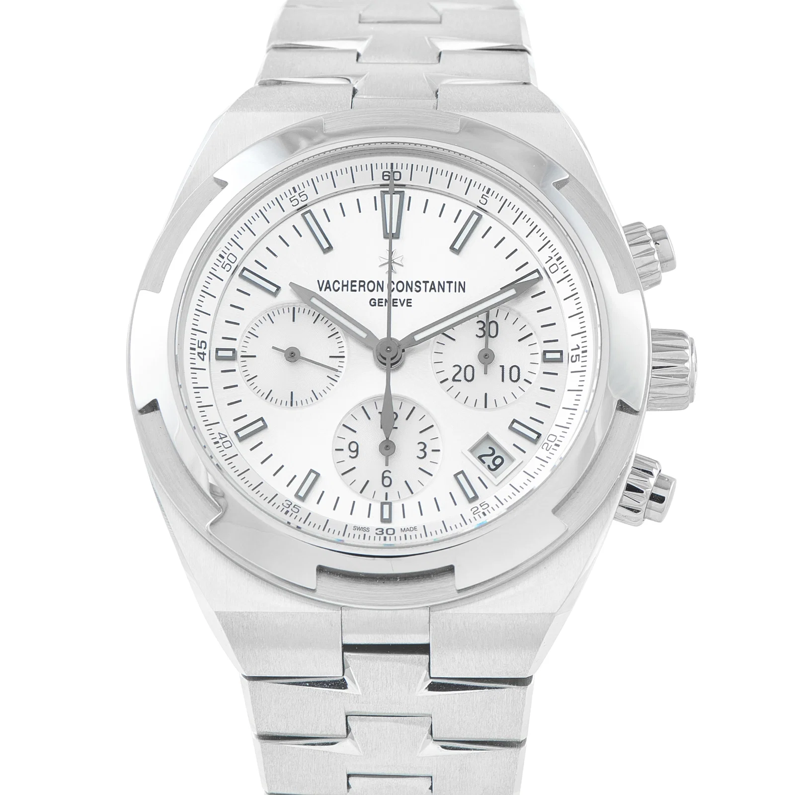 Vacheron Constantin Overseas Chronograph Steel Watch 5500V/110A-B075