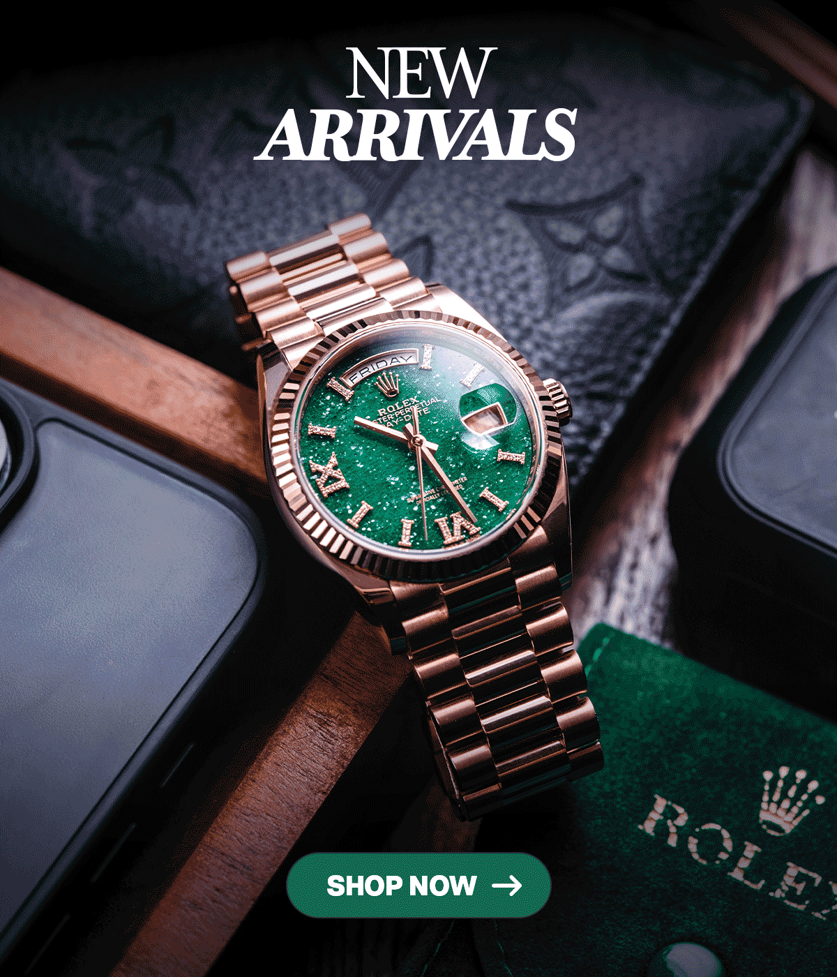 Rolex Day-Date Green Aventurine