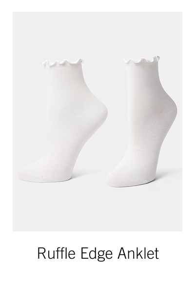 Ruffle Edge Anklet