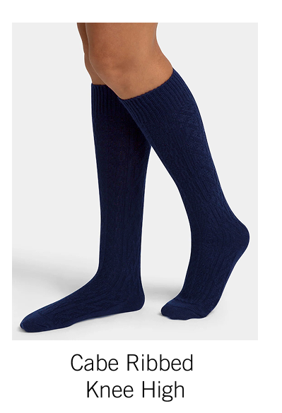 Cable Ribbed Knee High