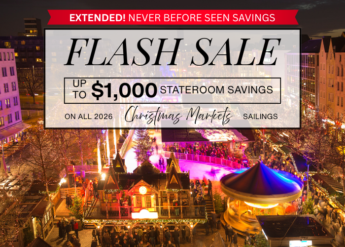 Flash Sale Up To $1,000 Stateroom Savings
