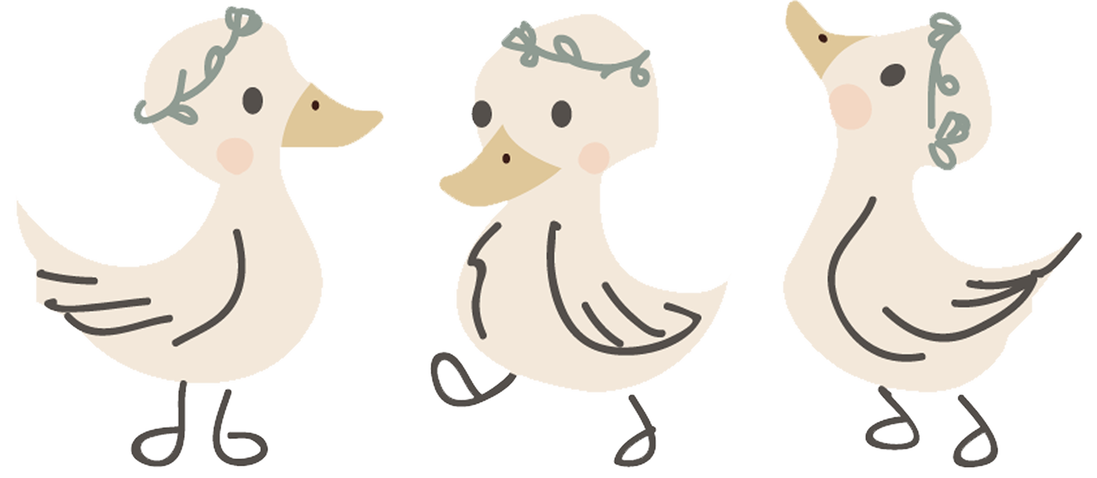 gooselings 3 ducks logo