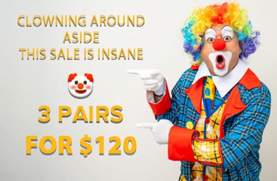 IT'S HUGE 3 PAIRS FOR $120