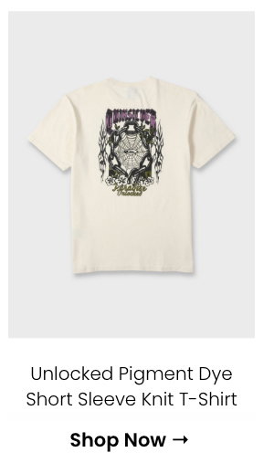 Unlocked Pigment Dye Short Sleeve Knit T-Shirt